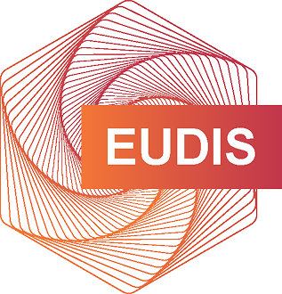 EUDIS – EU Defence Innovation Scheme logo. A European Commission initiative supporting start-ups and SMEs in the defence sector through funding, matchmaking, and market insights. 